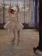 Edgar Degas Dancer in ther front of Photographer Germany oil painting artist